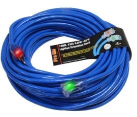 Pro Glo® 12/3 SJTW Lighted Extension Cord with CGM - 100'