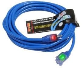 Pro Glo® 12/3 SJTW Lighted Extension Cord with CGM -25'