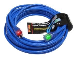 Pro Glo® 12/3 SJTW Lighted Extension Cord with CGM - 50'