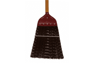 Industrial fiber broom